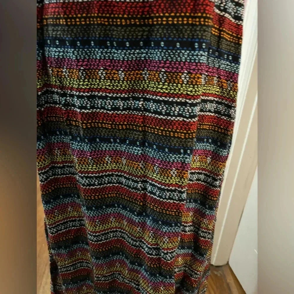 MUDD Black Multicolor Maxi dress M - Picture 3 of 10
